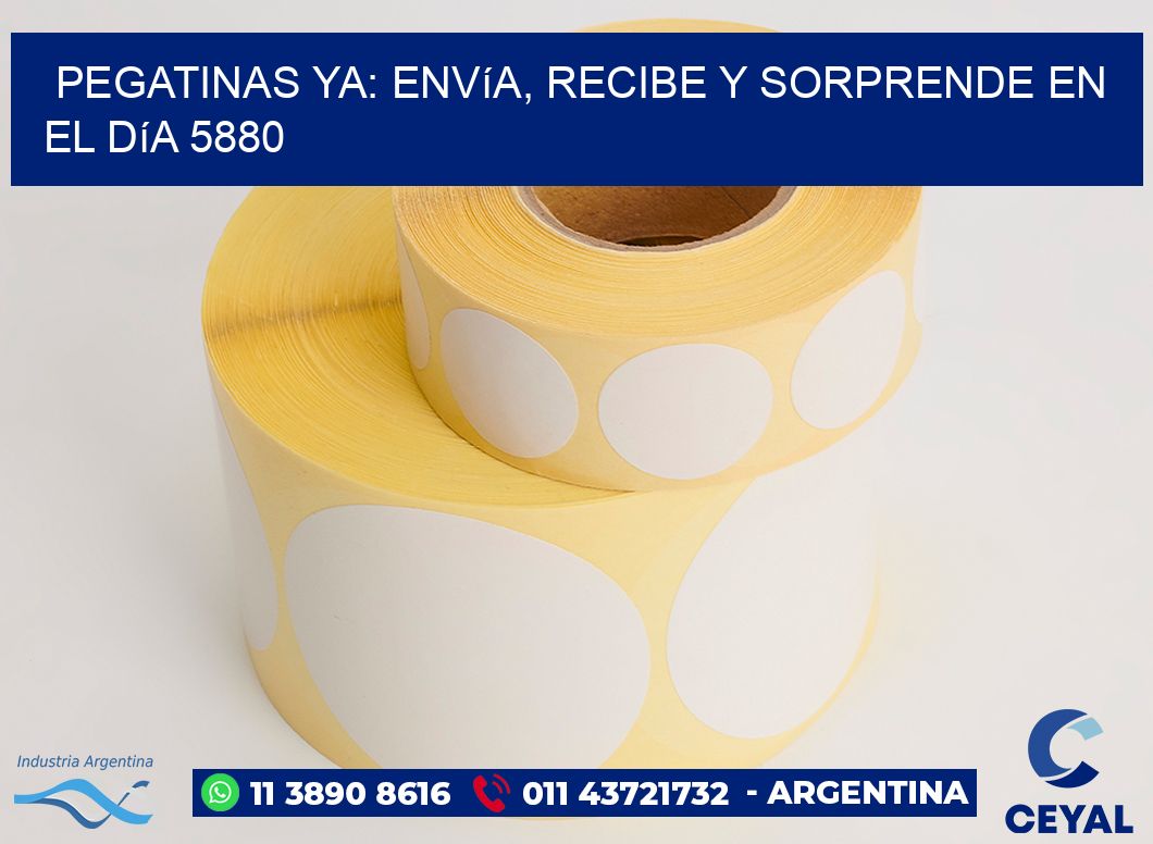 Pegatinas Ya: Envía, Recibe y Sorprende en el Día 5880
