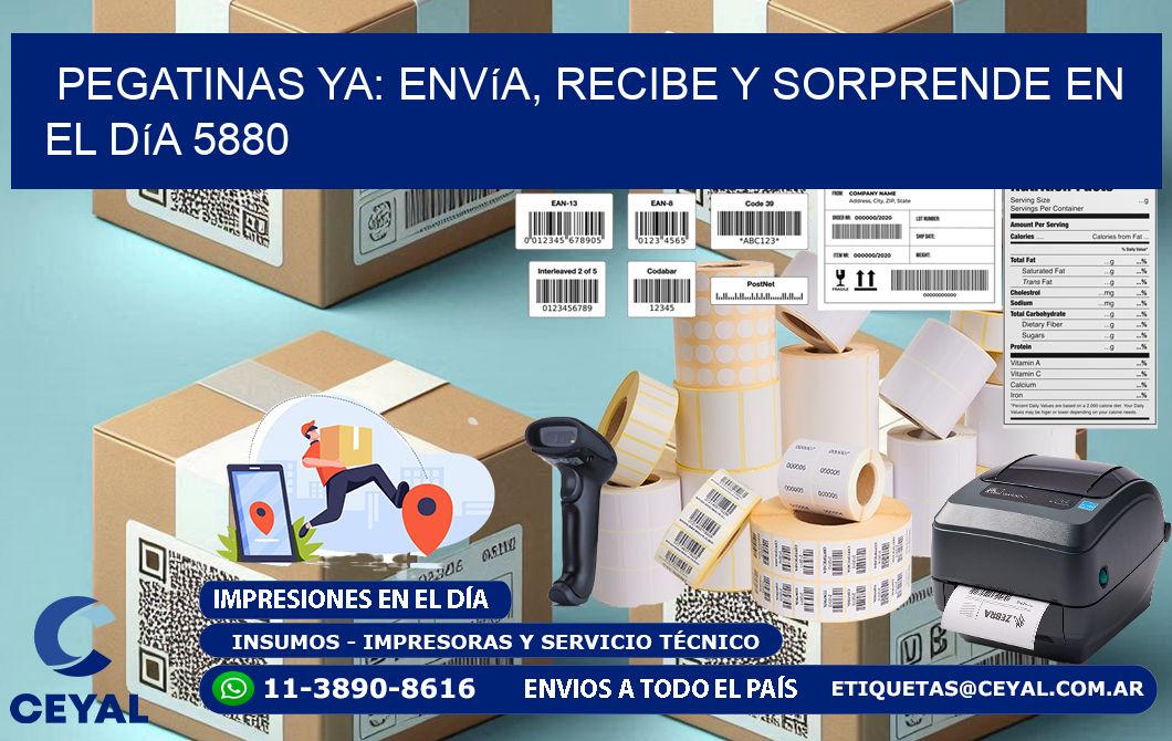Pegatinas Ya: Envía, Recibe y Sorprende en el Día 5880