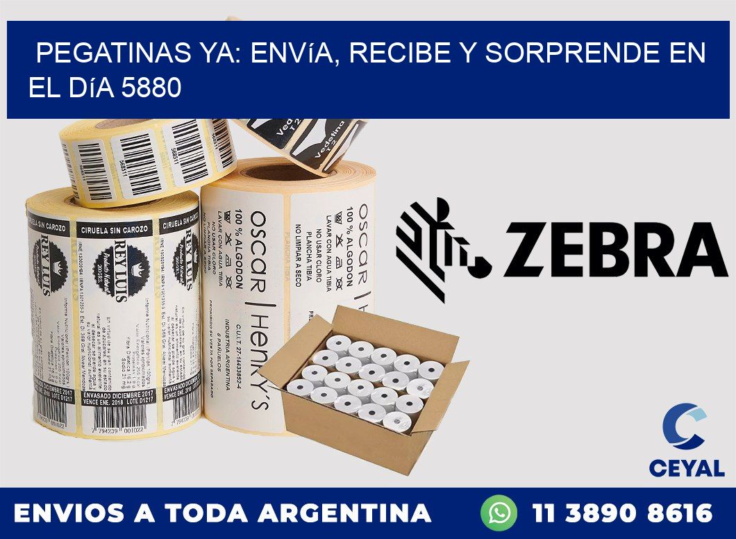 Pegatinas Ya: Envía, Recibe y Sorprende en el Día 5880
