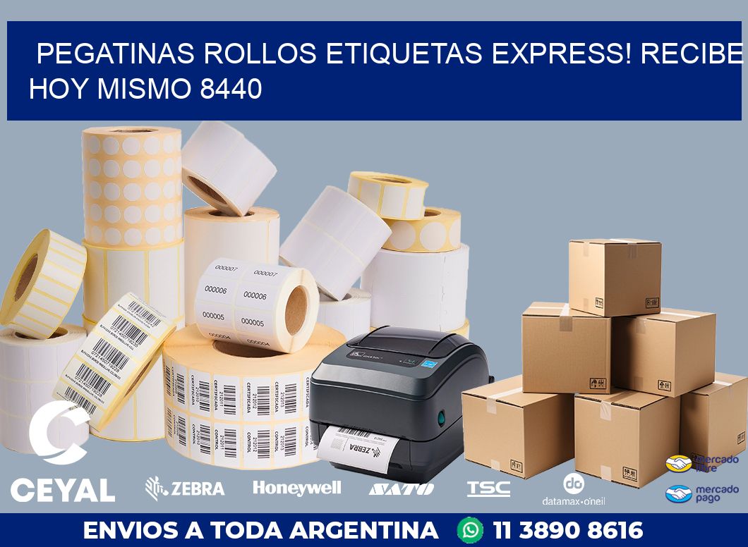Pegatinas rollos etiquetas Express! Recibe Hoy Mismo 8440