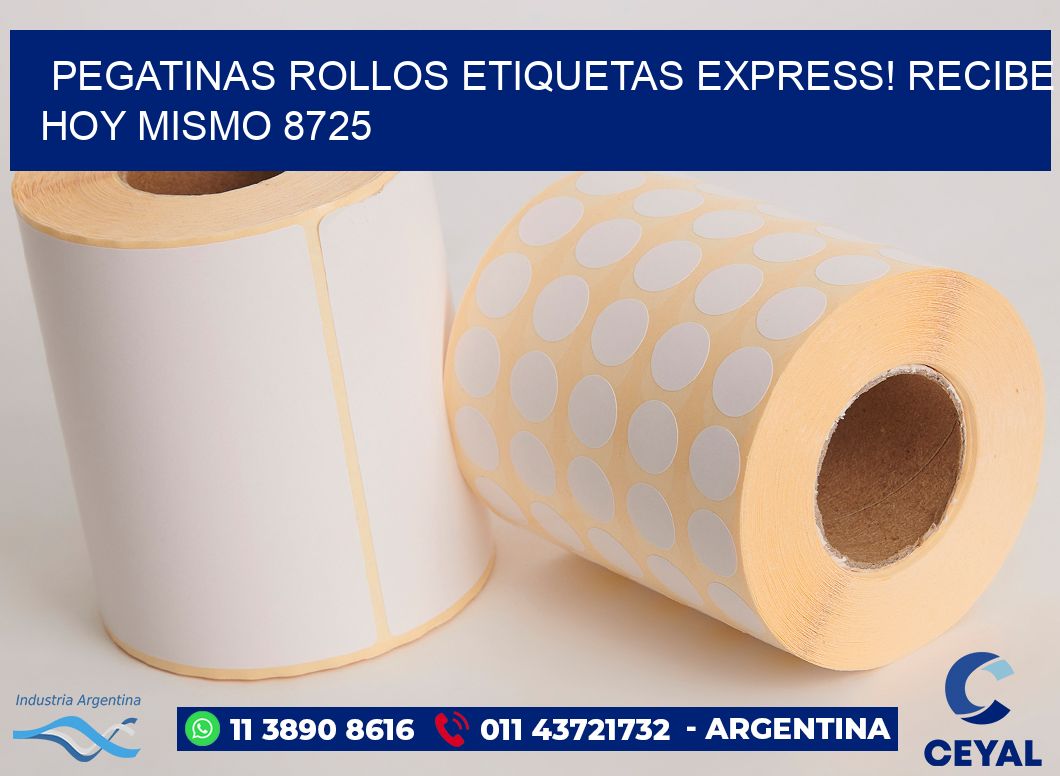 Pegatinas rollos etiquetas Express! Recibe Hoy Mismo 8725