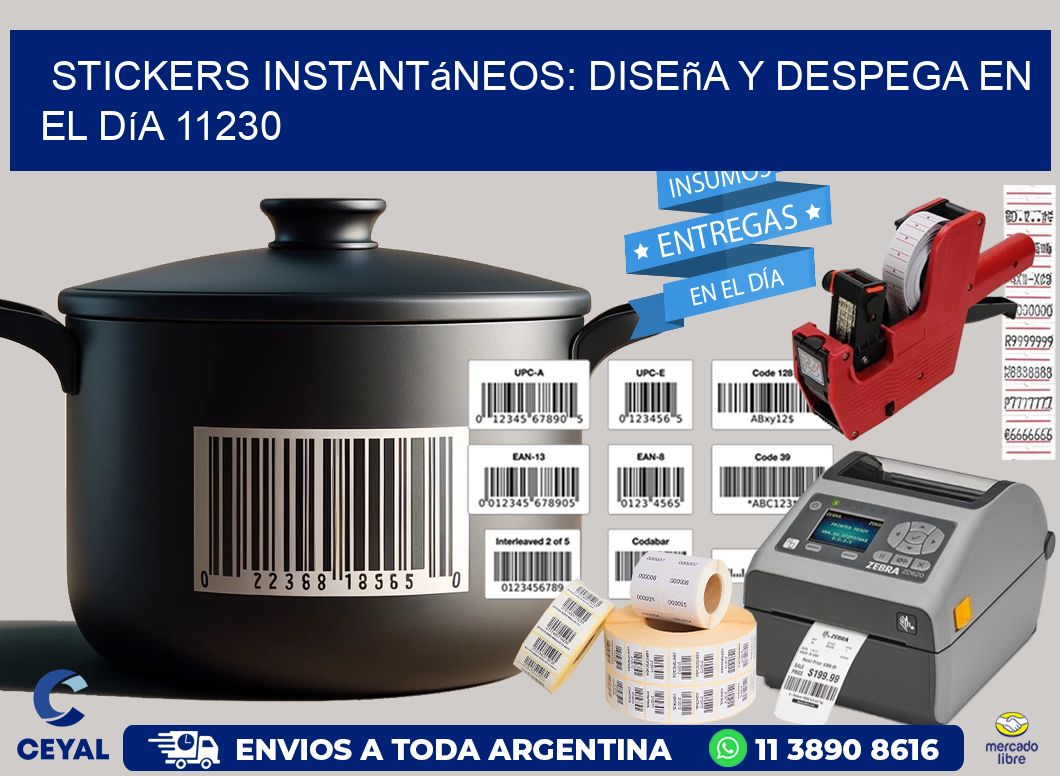 Stickers Instantáneos: Diseña y Despega en el Día 11230