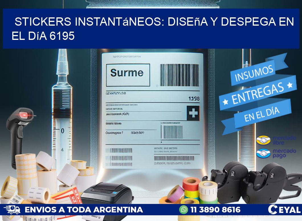 Stickers Instantáneos: Diseña y Despega en el Día 6195