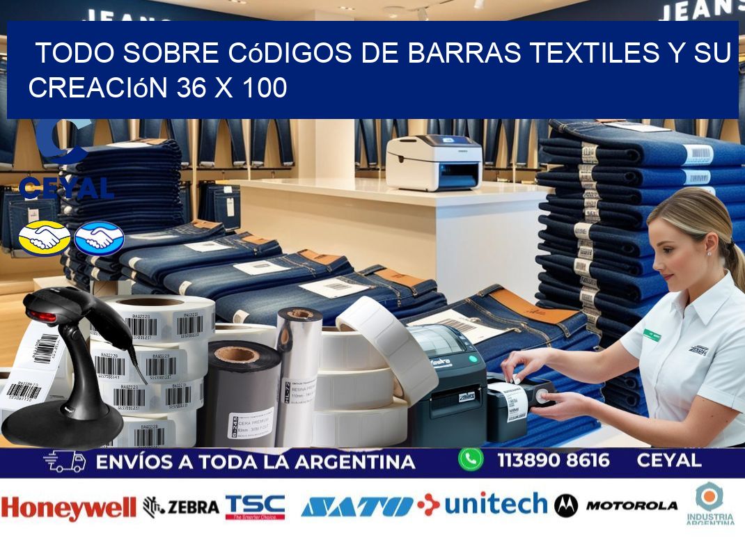 Todo sobre Códigos de Barras Textiles y su Creación 36 x 100