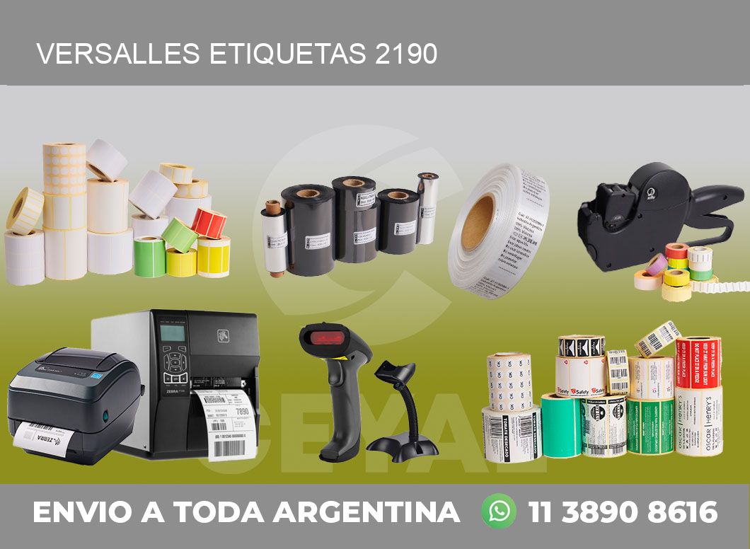 Versalles etiquetas 2190