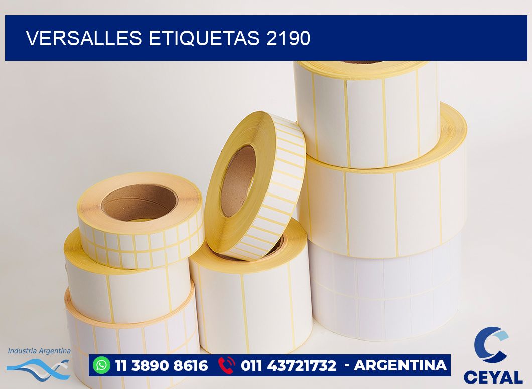Versalles etiquetas 2190