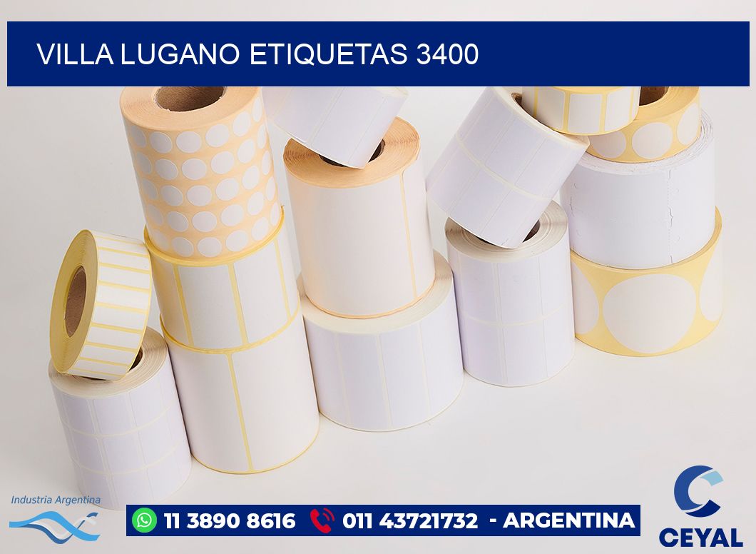 Villa Lugano etiquetas 3400