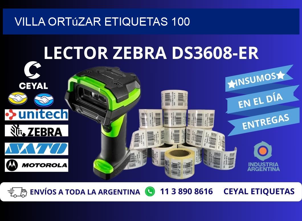 Villa Ortúzar etiquetas 100
