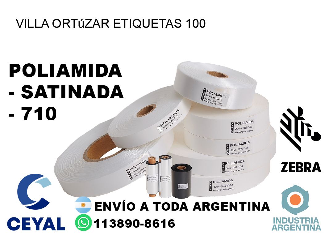 Villa Ortúzar etiquetas 100