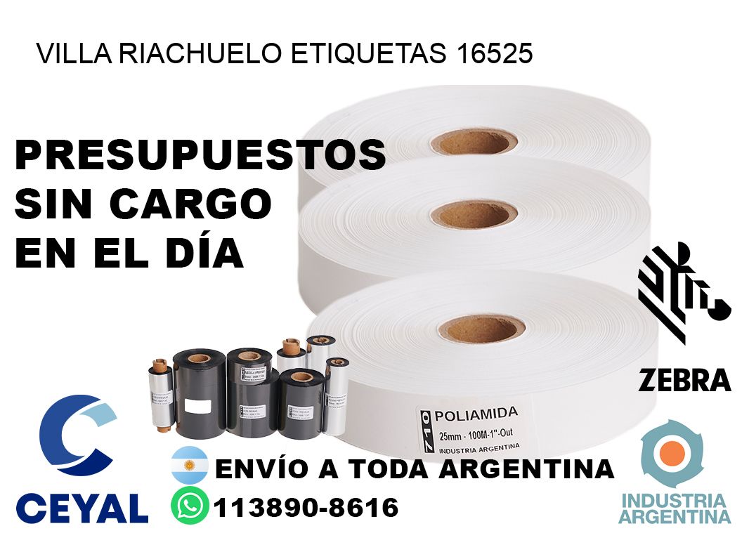 Villa Riachuelo etiquetas 16525