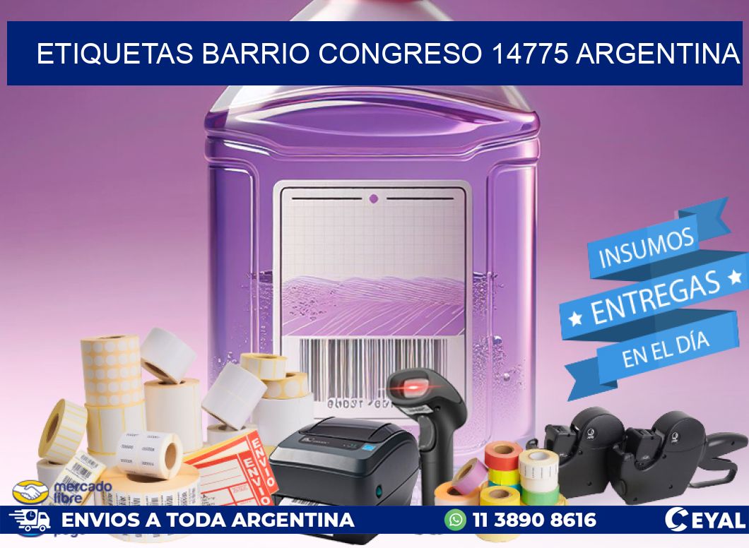 etiquetas barrio congreso 14775 argentina