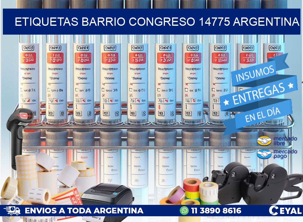 etiquetas barrio congreso 14775 argentina
