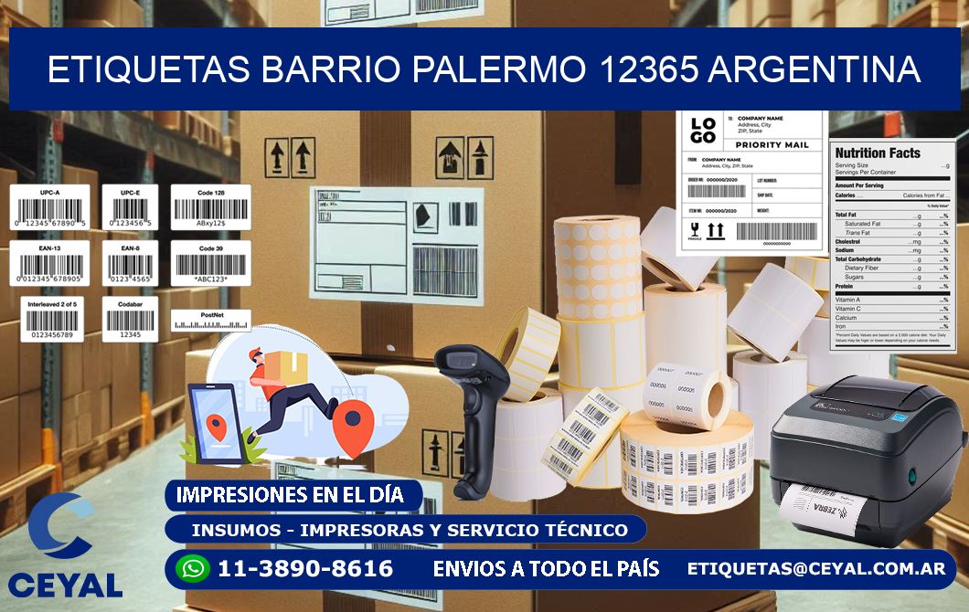 etiquetas barrio palermo 12365 argentina