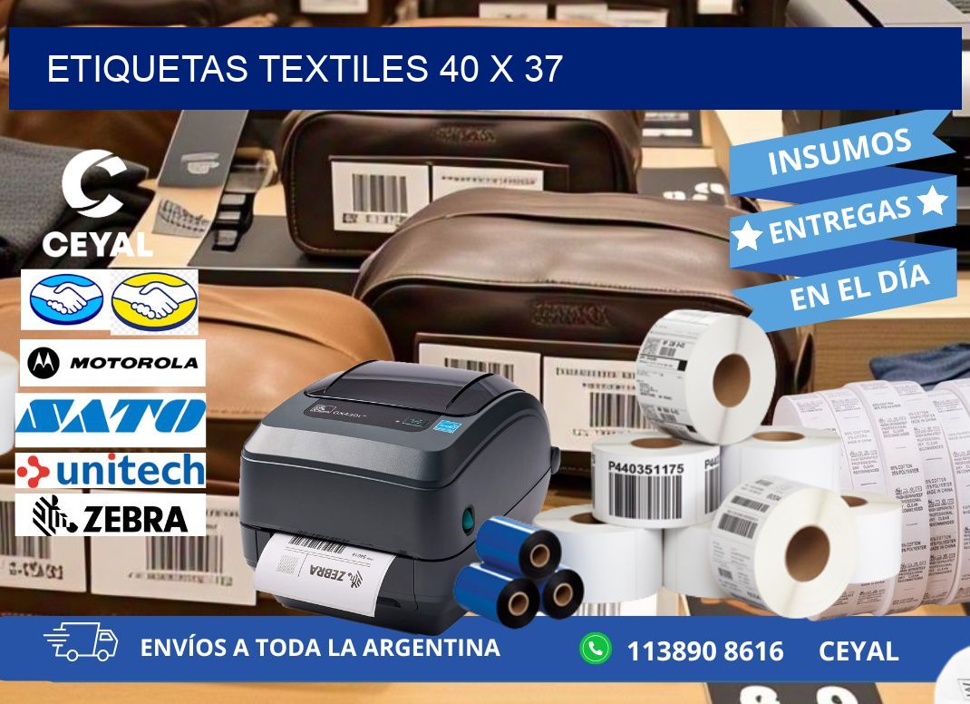 etiquetas textiles 40 x 37