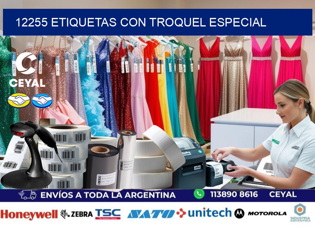 12255 Etiquetas con troquel especial