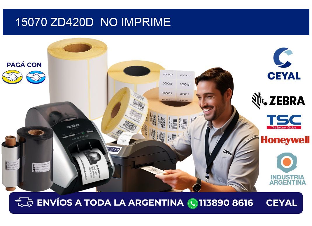 15070 ZD420d  no imprime