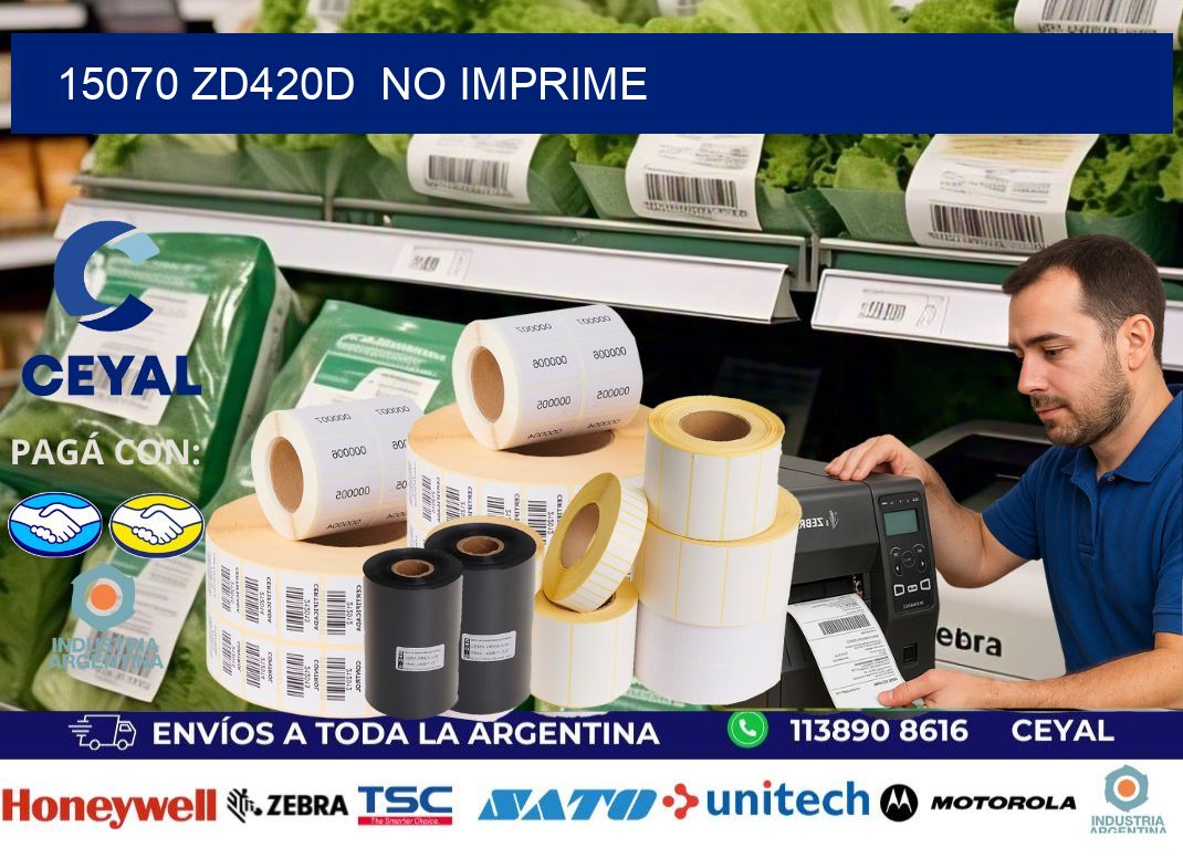 15070 ZD420d  no imprime