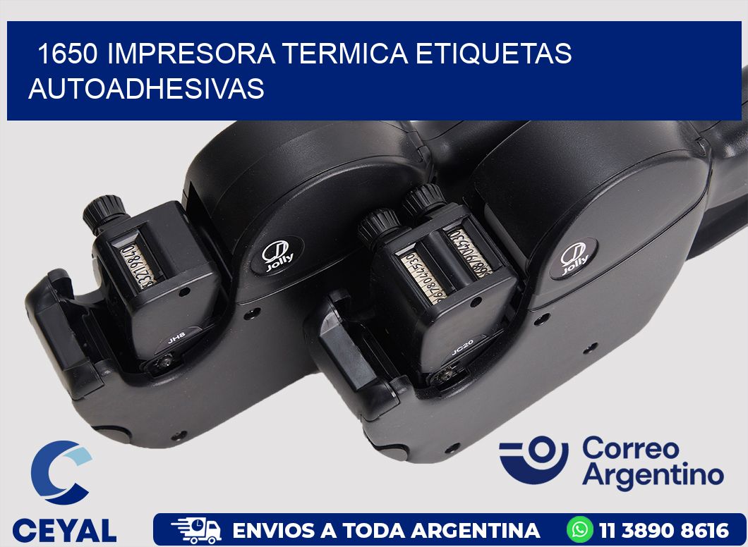 1650 Impresora termica etiquetas autoadhesivas