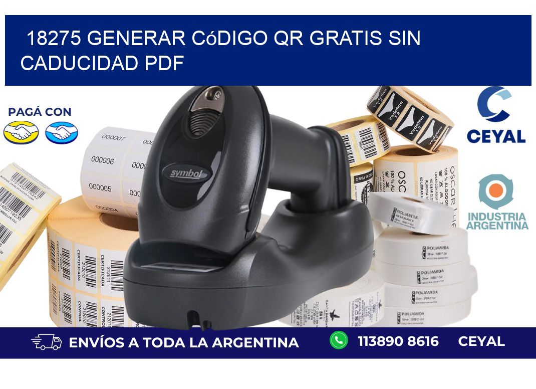 18275 Generar código QR gratis sin caducidad PDF