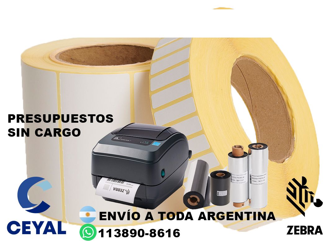 20 cajas de etiquetas 57 x 70