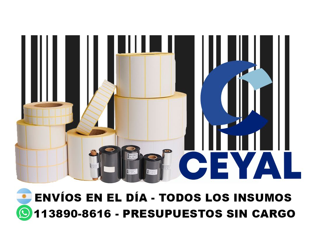 20 cajas de etiquetas 71 x 76