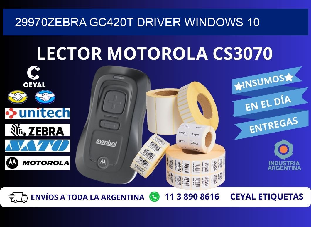29970Zebra GC420t driver Windows 10