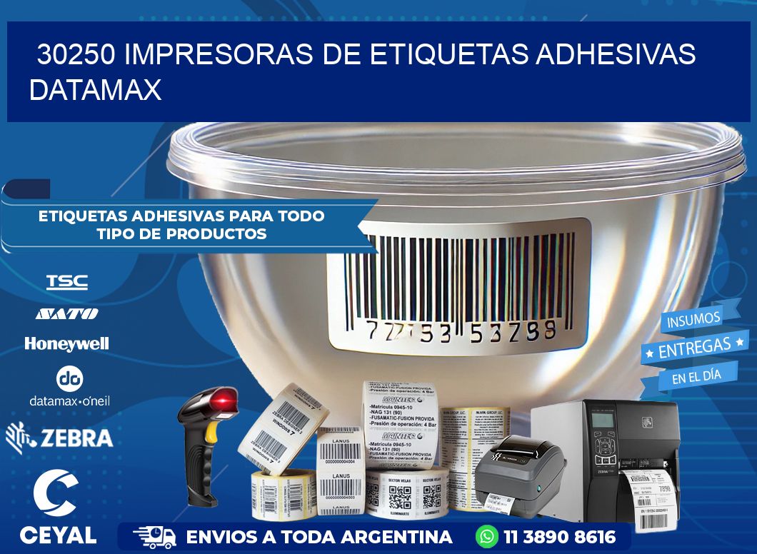 30250 impresoras de etiquetas adhesivas datamax