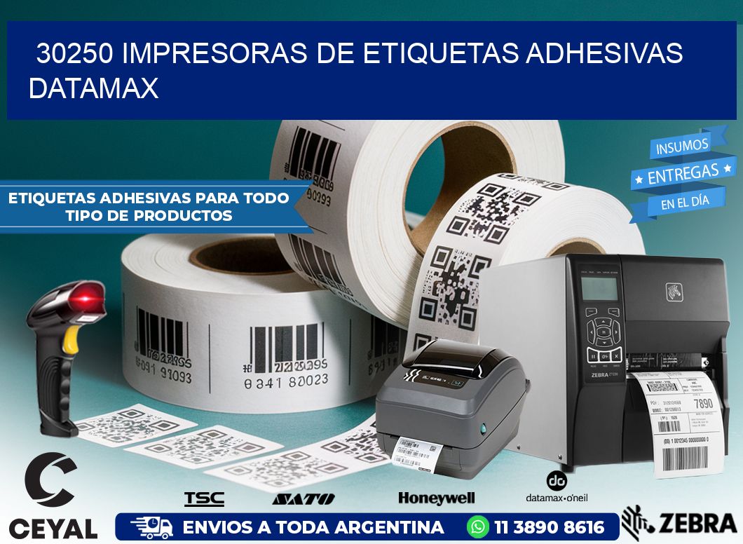 30250 impresoras de etiquetas adhesivas datamax