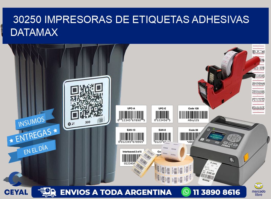 30250 impresoras de etiquetas adhesivas datamax