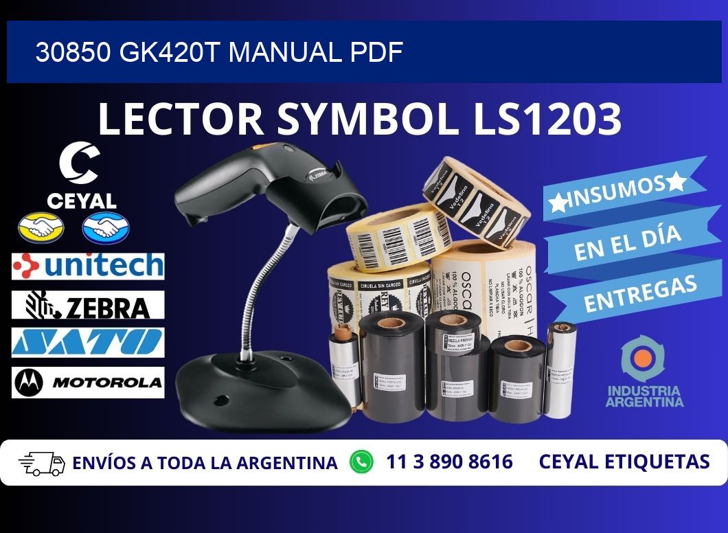 30850 GK420T manual PDF