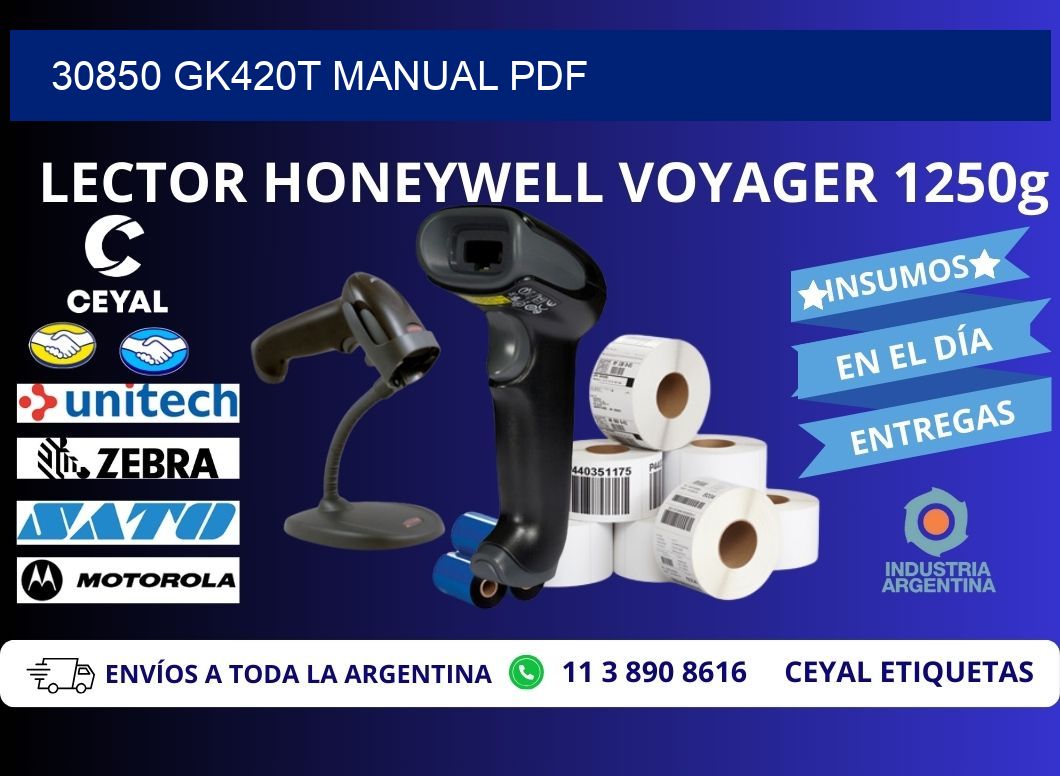 30850 GK420T manual PDF
