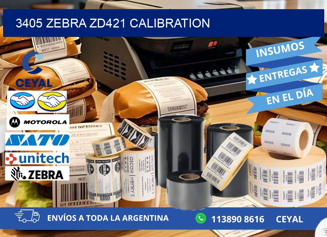 3405 Zebra ZD421 Calibration