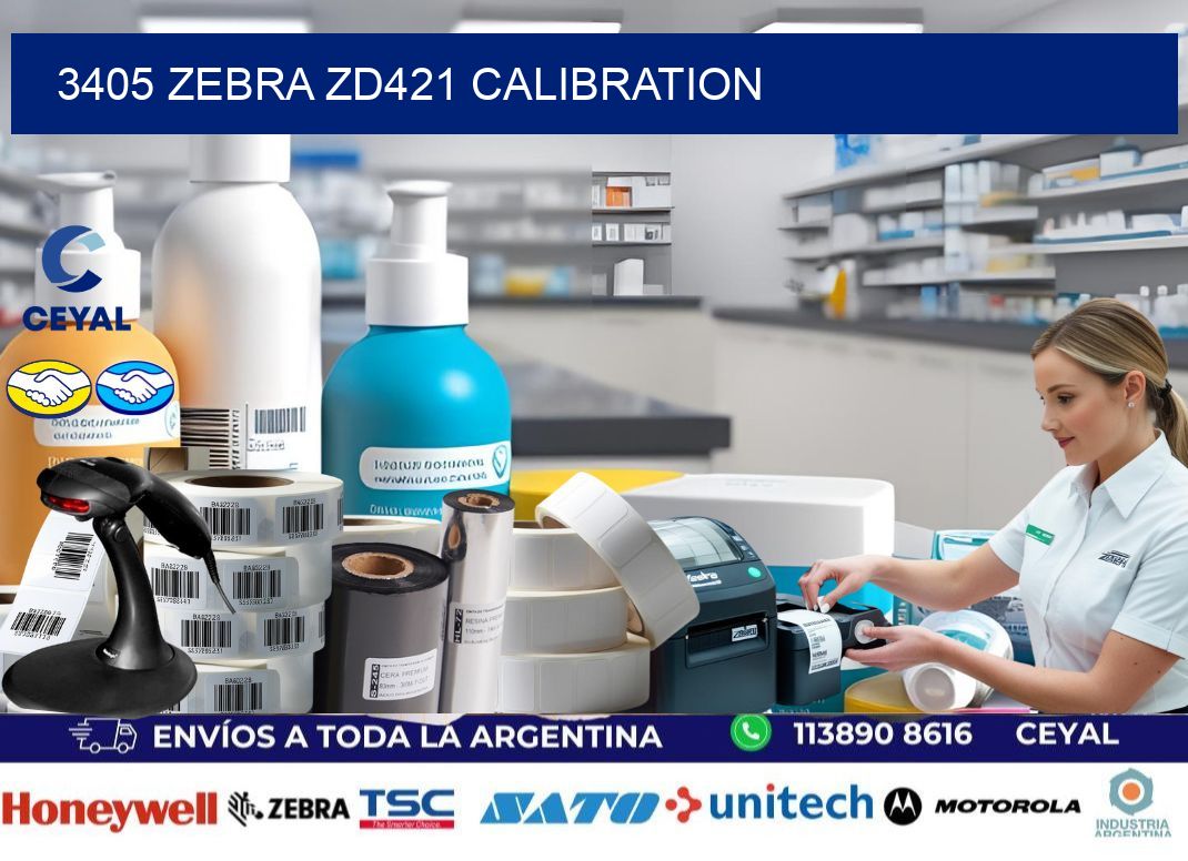 3405 Zebra ZD421 Calibration