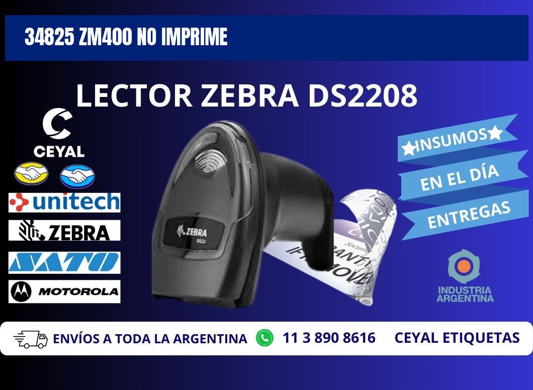 34825 ZM400 no imprime