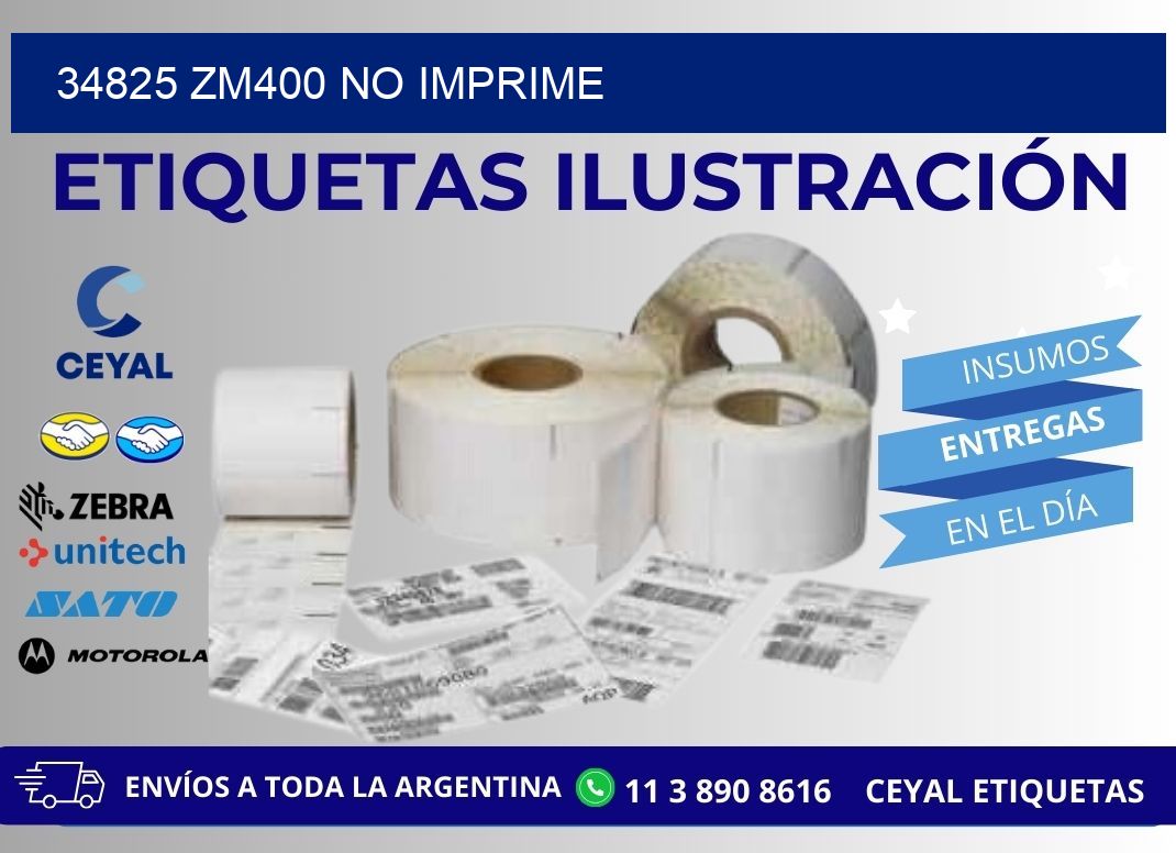 34825 ZM400 no imprime