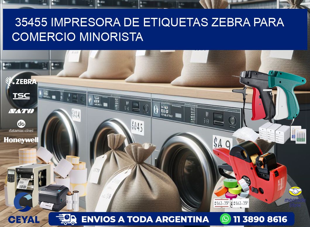 35455 impresora de etiquetas zebra para comercio minorista