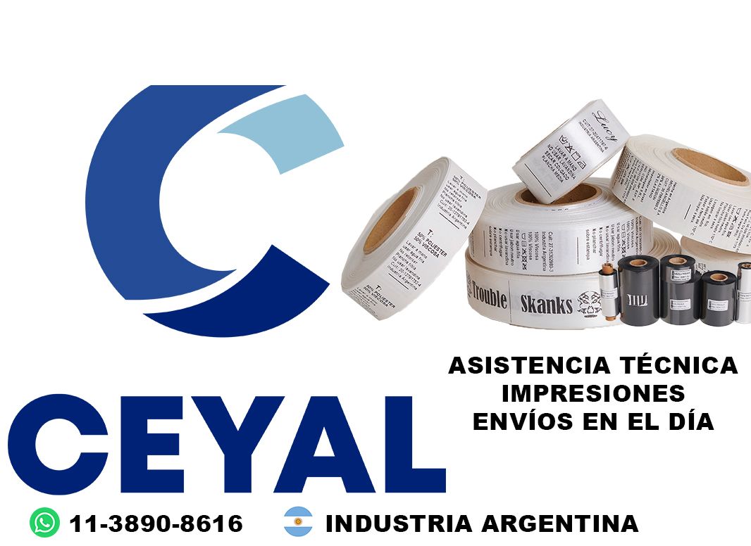 36100 Etiquetas adhesivas ean13 textil