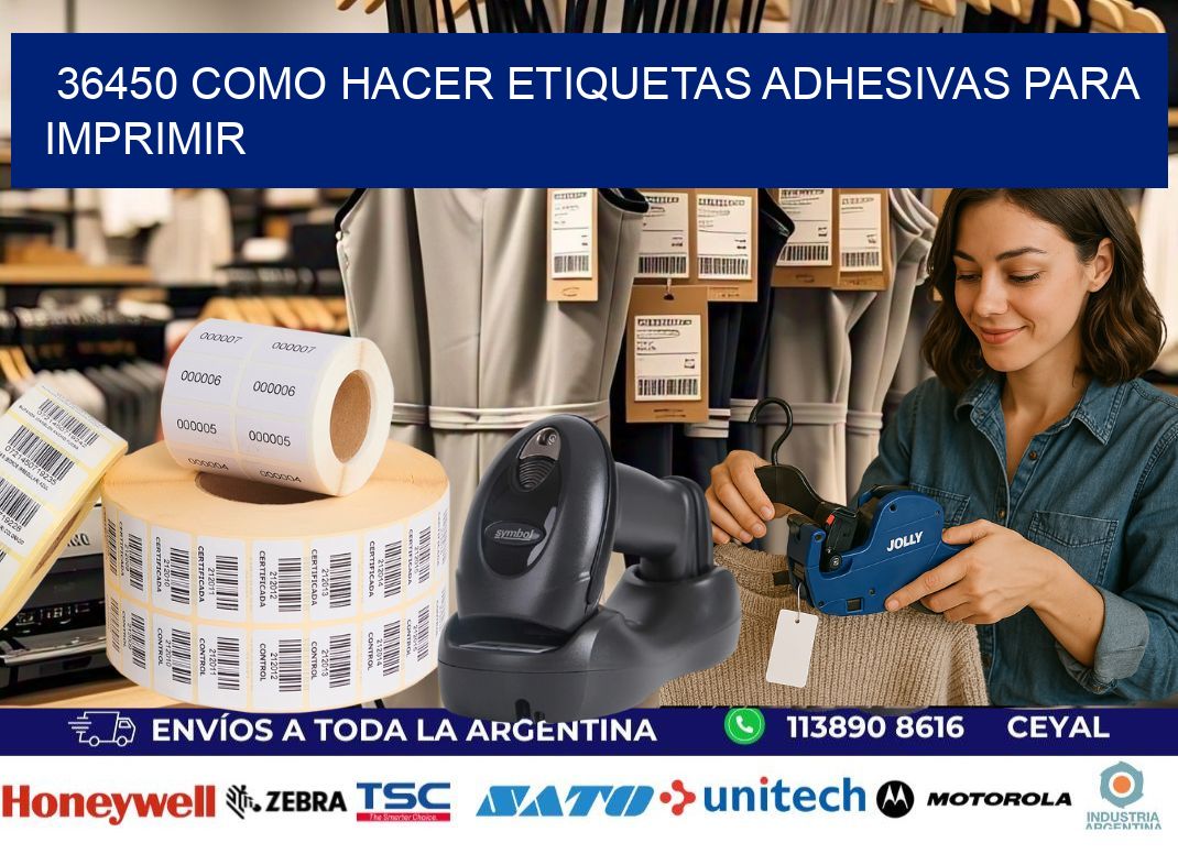 36450 Como hacer etiquetas adhesivas para imprimir