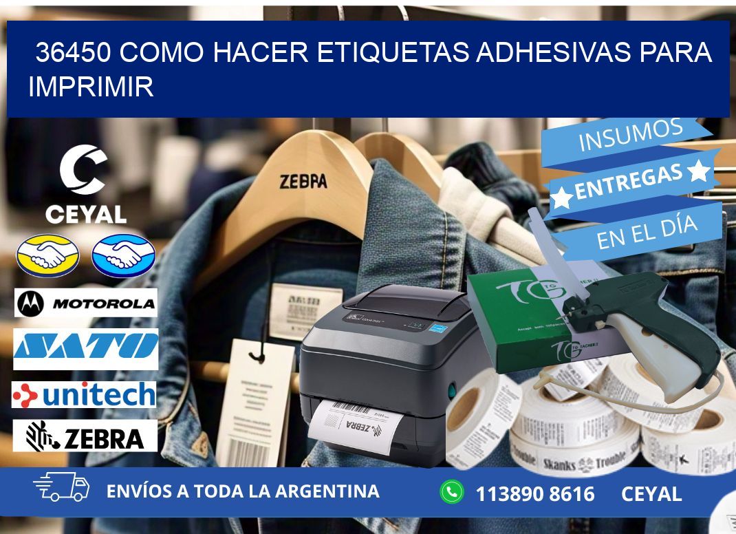 36450 Como hacer etiquetas adhesivas para imprimir