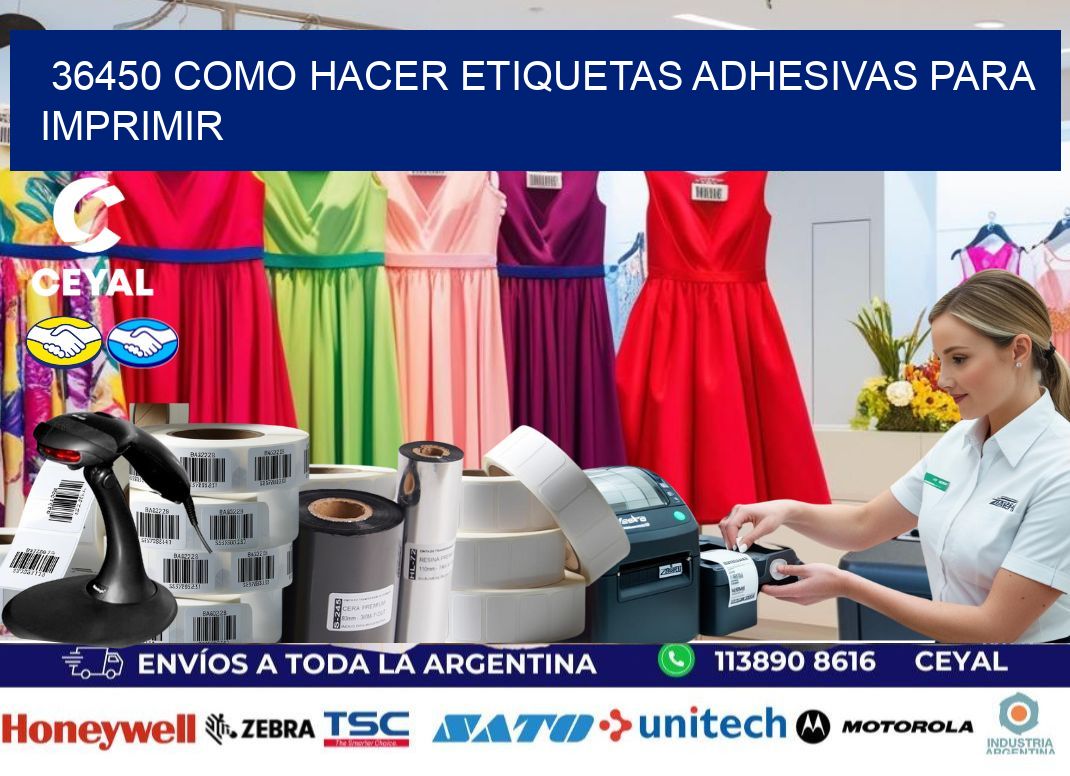 36450 Como hacer etiquetas adhesivas para imprimir