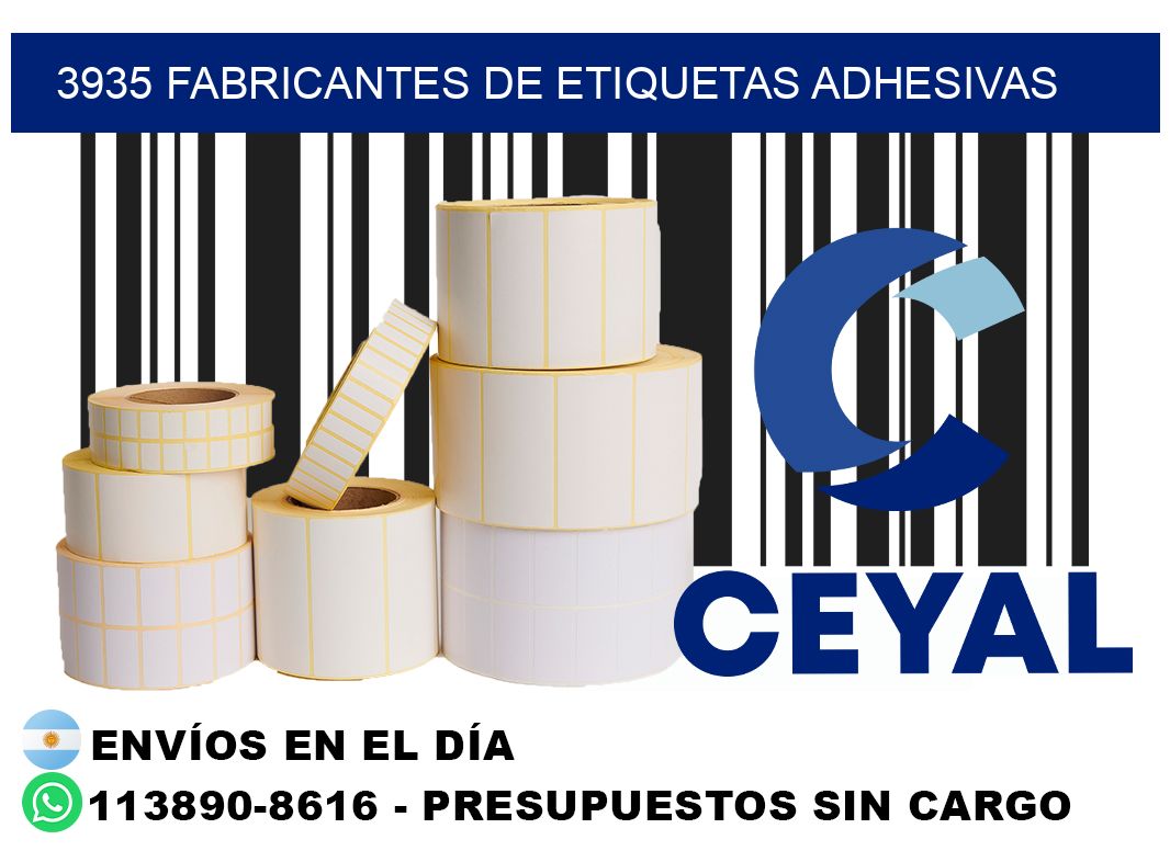 3935 Fabricantes de etiquetas adhesivas