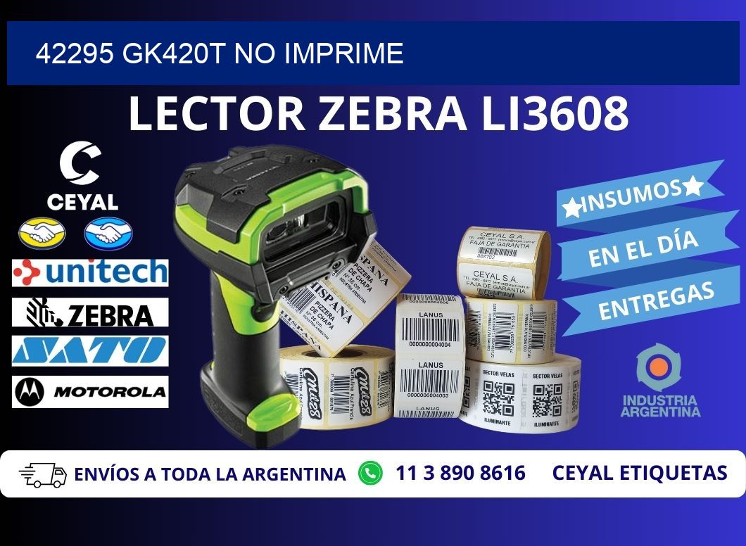 42295 GK420T no imprime