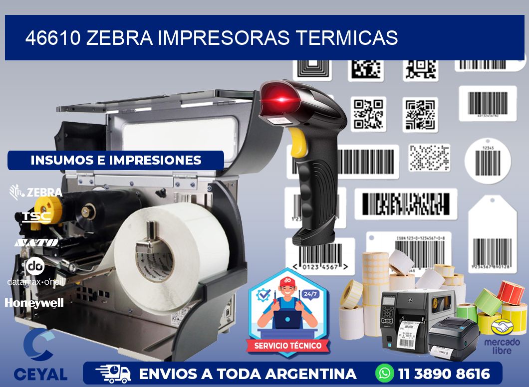 46610 Zebra impresoras termicas