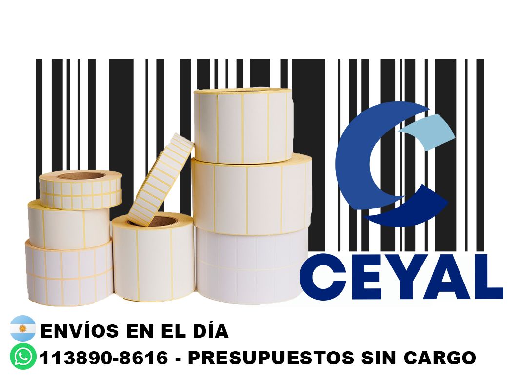 5 cajas de etiquetas 62 x 85