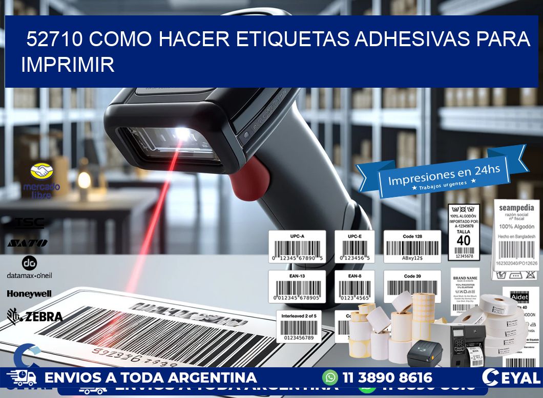 52710 Como hacer etiquetas adhesivas para imprimir