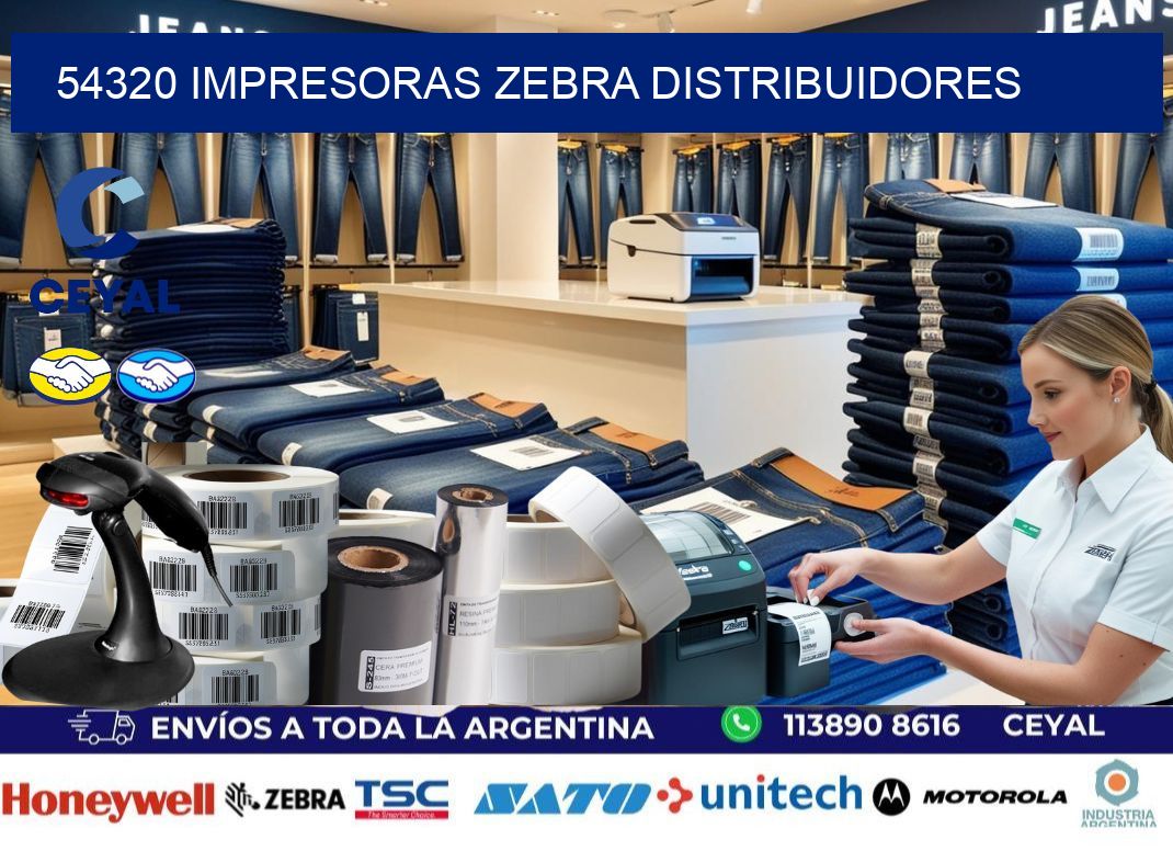54320 impresoras Zebra distribuidores