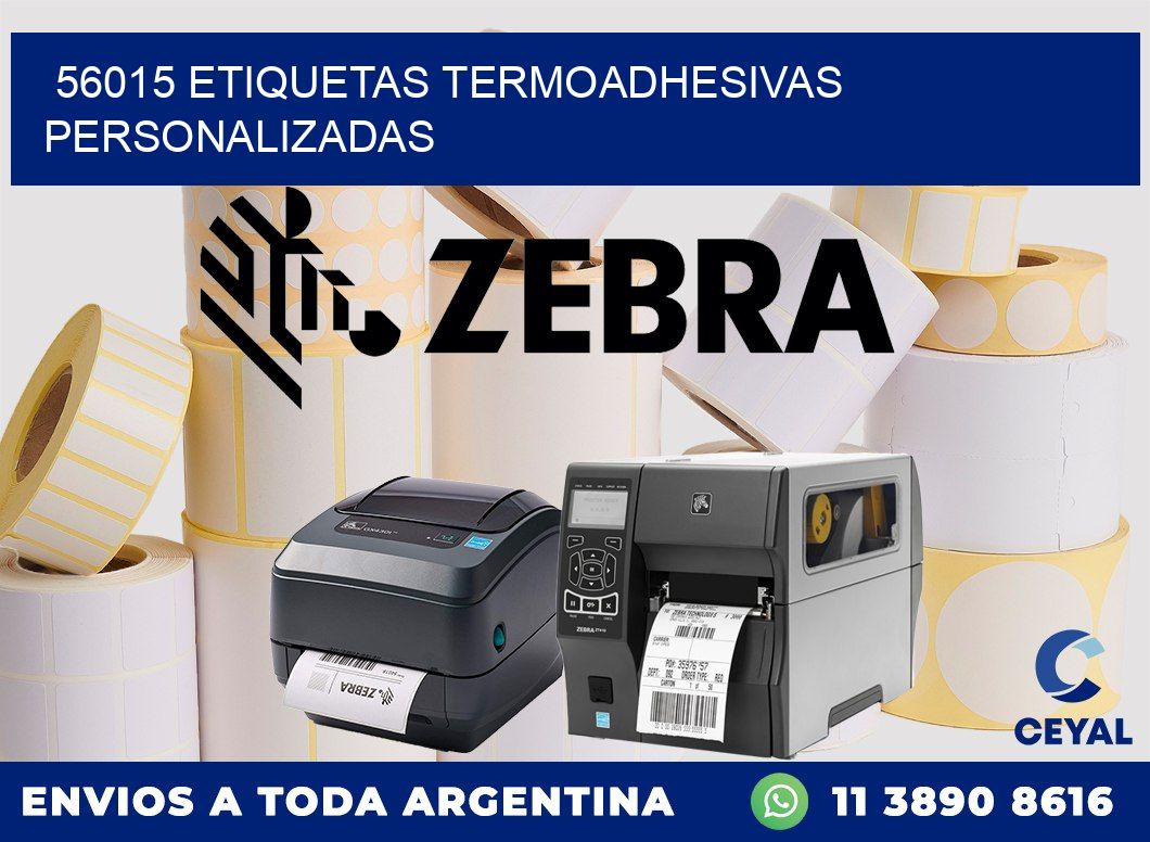 56015 Etiquetas termoadhesivas personalizadas