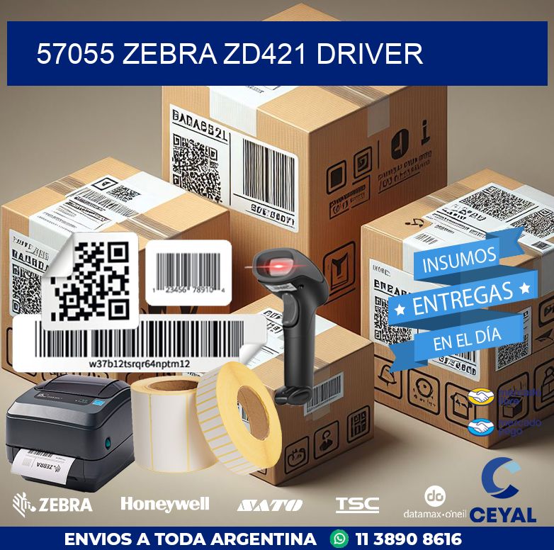 57055 Zebra ZD421 driver