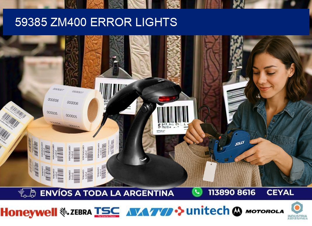 59385 ZM400 error lights