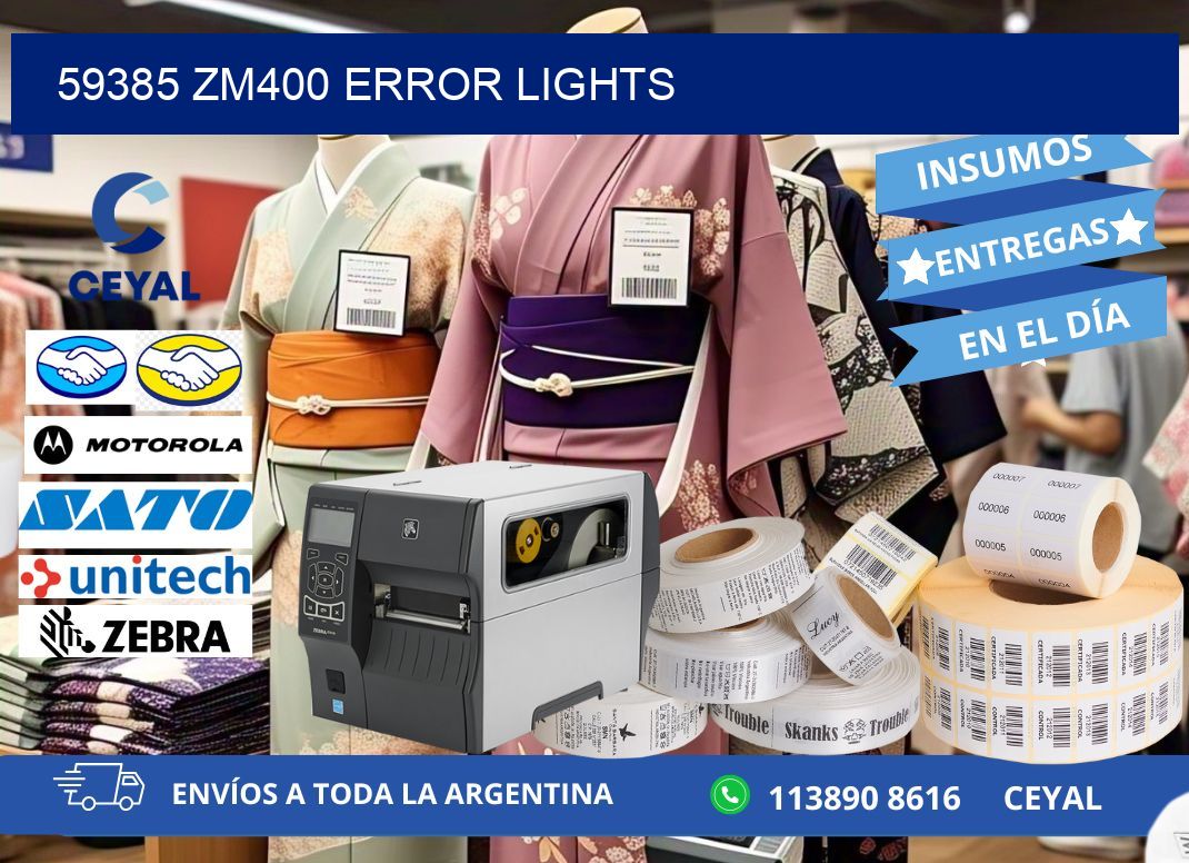 59385 ZM400 error lights